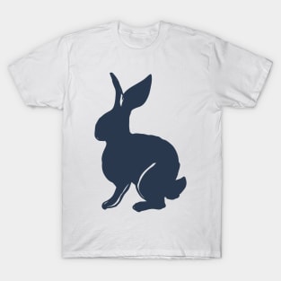 rabbits in the vegetable garden dark blue T-Shirt